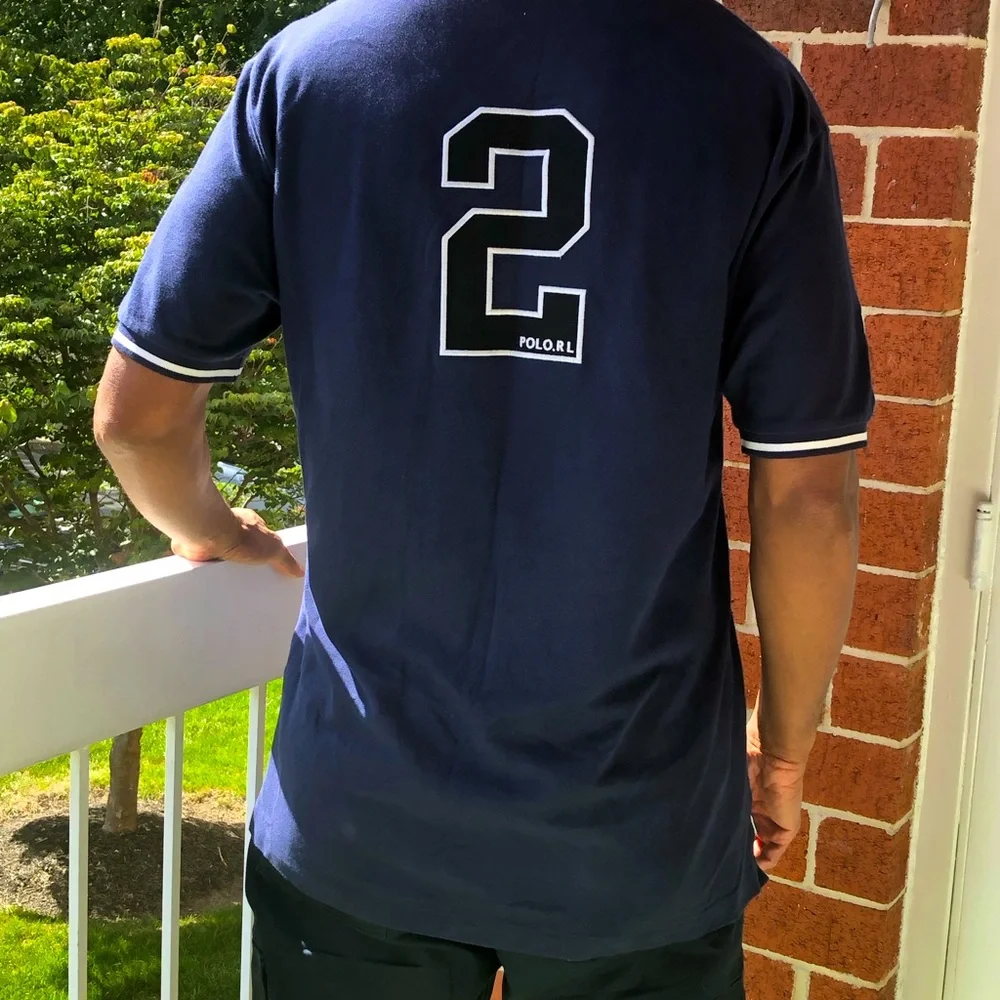 Ralph Lauren Men's Classic Navy Polo Shirt —#007